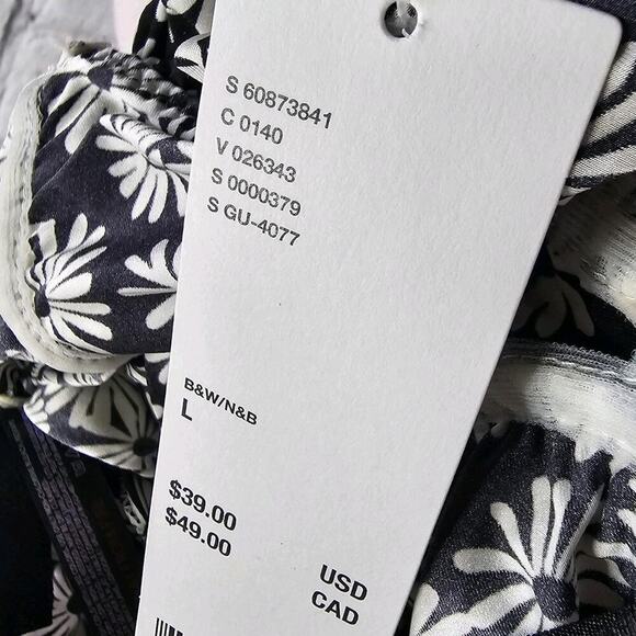 Urban Outfitters Out From Under Girl Crush Printed Bra Top White Daisy New Large - Picture 7 of 10
